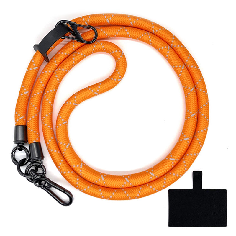 10mm Crossbody Neck Strap Universal Phone Lanyard Polyester Hanging Rope with Tether Tab