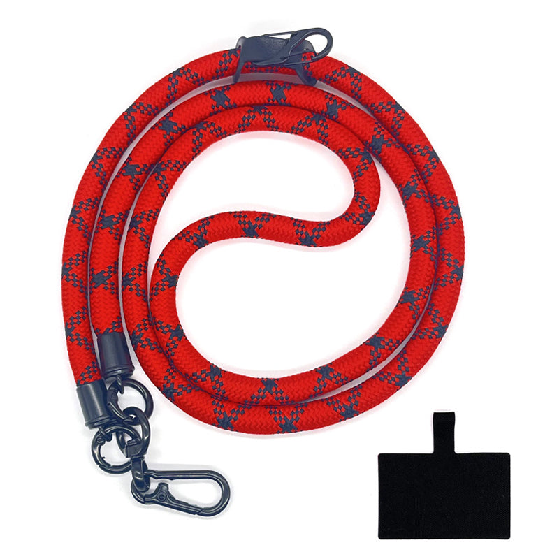 10mm Crossbody Neck Strap Universal Phone Lanyard Polyester Hanging Rope with Tether Tab