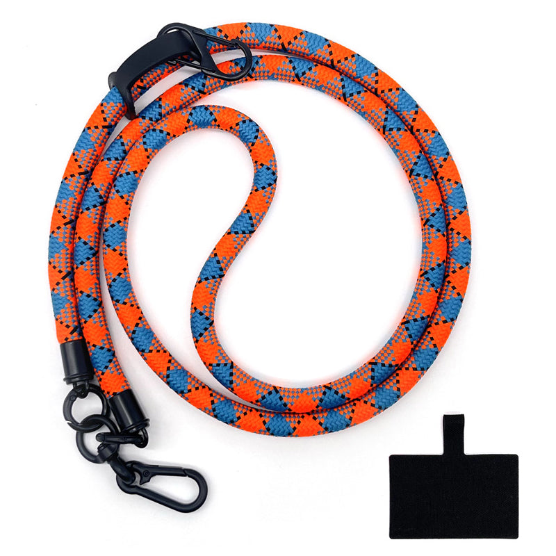 10mm Crossbody Neck Strap Universal Phone Lanyard Polyester Hanging Rope with Tether Tab