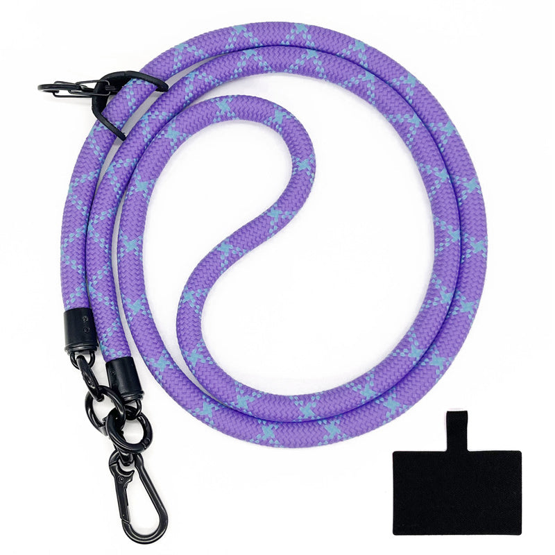 10mm Crossbody Neck Strap Universal Phone Lanyard Polyester Hanging Rope with Tether Tab