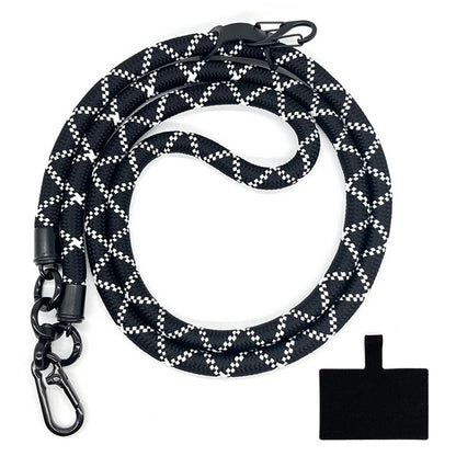 10mm Crossbody Neck Strap Universal Phone Lanyard Polyester Hanging Rope with Tether Tab