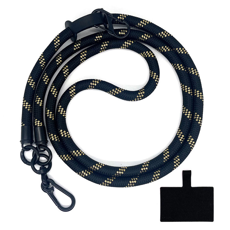 10mm Crossbody Neck Strap Universal Phone Lanyard Polyester Hanging Rope with Tether Tab