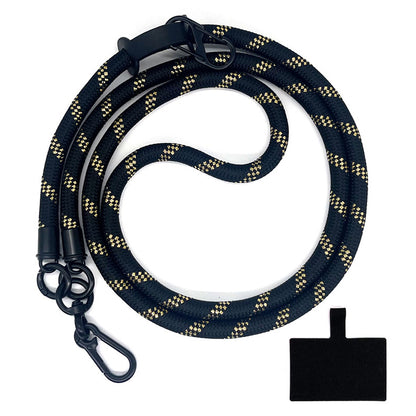 10mm Crossbody Neck Strap Universal Phone Lanyard Polyester Hanging Rope with Tether Tab