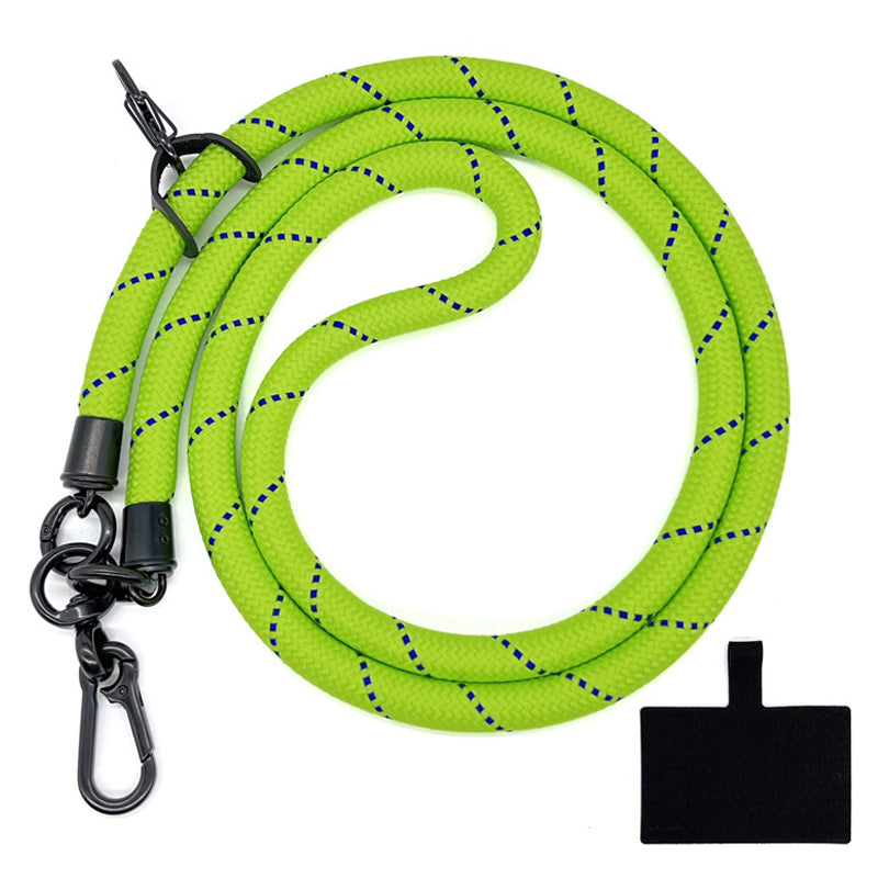 10mm Crossbody Neck Strap Universal Phone Lanyard Polyester Hanging Rope with Tether Tab