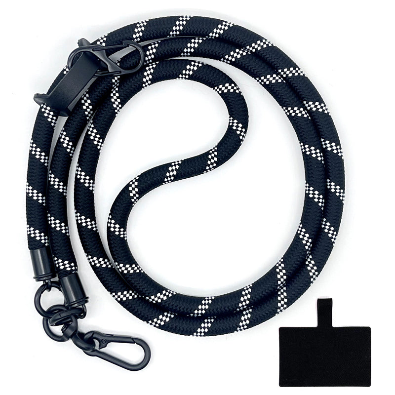 10mm Crossbody Neck Strap Universal Phone Lanyard Polyester Hanging Rope with Tether Tab