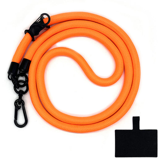 10mm Crossbody Phone Lanyard Polyester Anti-Lost Neck Hanging Strap with Tether Tab