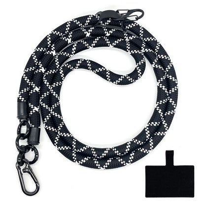 10mm Crossbody Phone Lanyard Polyester Anti-Lost Neck Hanging Strap with Tether Tab