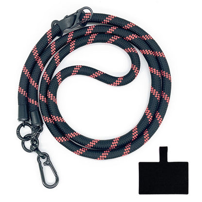 10mm Crossbody Phone Lanyard Polyester Anti-Lost Neck Hanging Strap with Tether Tab