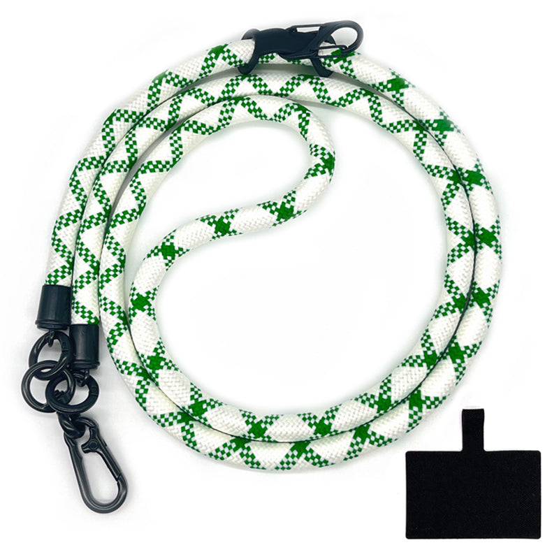 10mm Crossbody Phone Lanyard Polyester Anti-Lost Neck Hanging Strap with Tether Tab