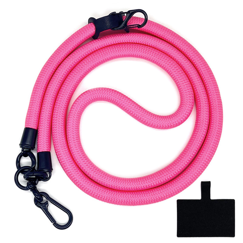 10mm Crossbody Phone Lanyard Polyester Anti-Lost Neck Hanging Strap with Tether Tab