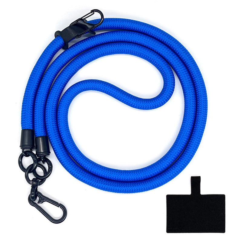 10mm Crossbody Phone Lanyard Polyester Anti-Lost Neck Hanging Strap with Tether Tab