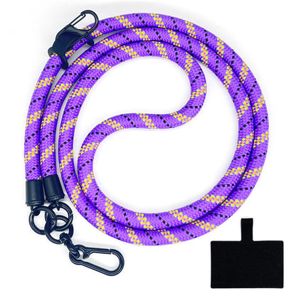 10mm Crossbody Phone Lanyard Polyester Anti-Lost Neck Hanging Strap with Tether Tab