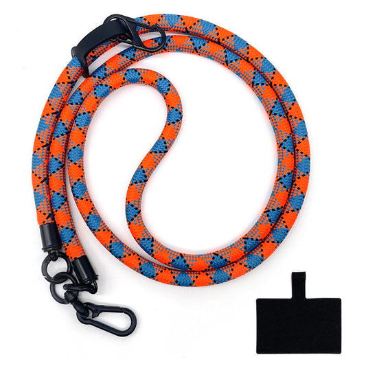 10mm Universal Phone Lanyard Neck Strap Polyester Hanging Rope with Tether Tab