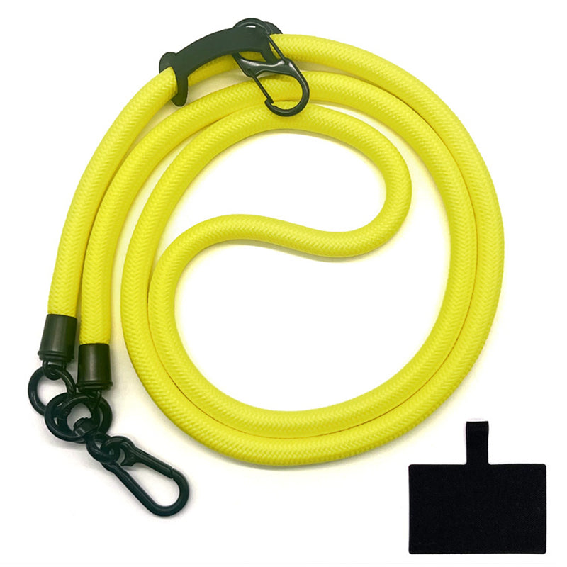 10mm Universal Phone Lanyard Neck Strap Polyester Hanging Rope with Tether Tab