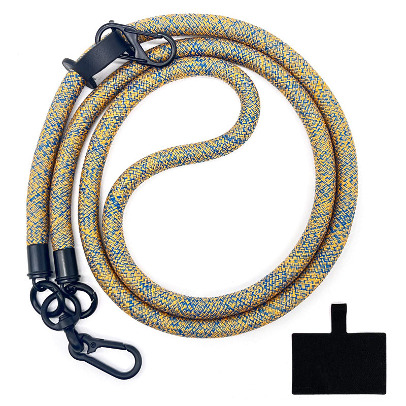 10mm Universal Phone Lanyard Neck Strap Polyester Hanging Rope with Tether Tab