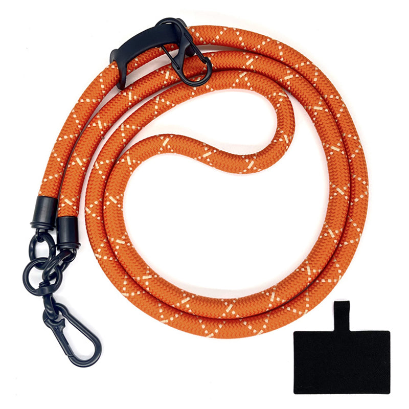 10mm Universal Phone Lanyard Neck Strap Polyester Hanging Rope with Tether Tab