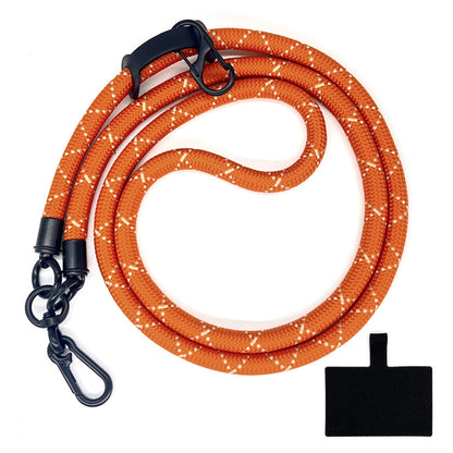 10mm Universal Phone Lanyard Neck Strap Polyester Hanging Rope with Tether Tab