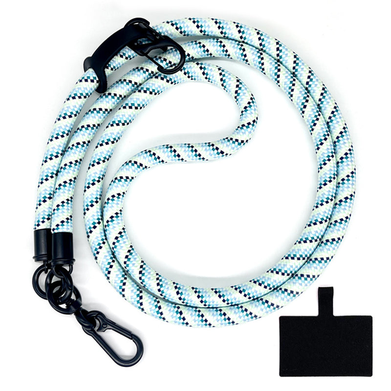 10mm Universal Phone Lanyard Neck Strap Polyester Hanging Rope with Tether Tab
