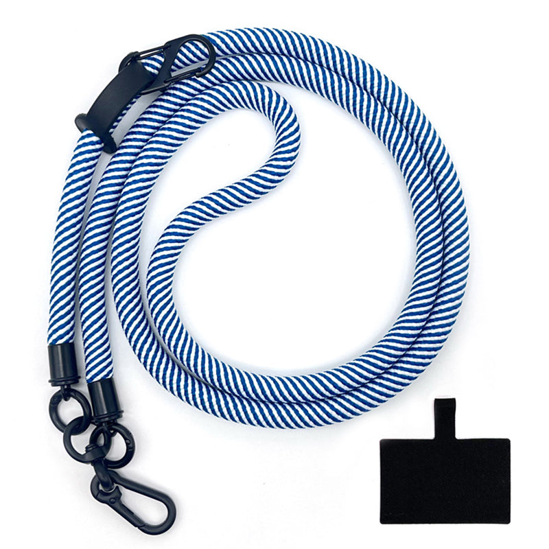 10mm Universal Phone Lanyard Neck Strap Polyester Hanging Rope with Tether Tab