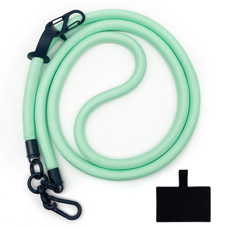 10mm Universal Phone Lanyard Neck Strap Polyester Hanging Rope with Tether Tab