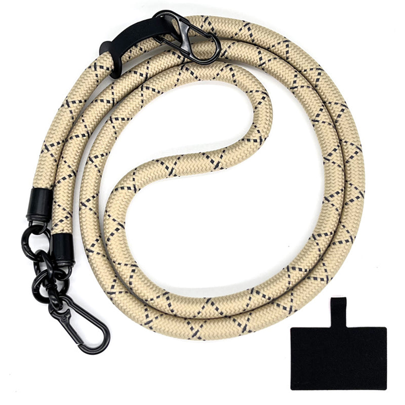 10mm Universal Phone Lanyard Neck Strap Polyester Hanging Rope with Tether Tab