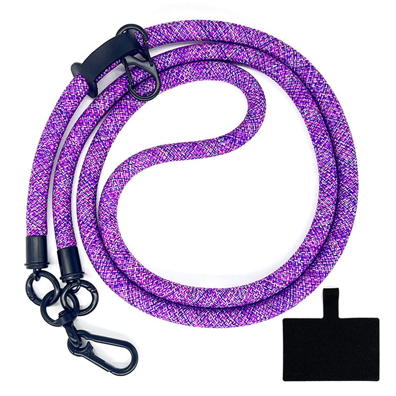 10mm Universal Phone Lanyard Neck Strap Polyester Hanging Rope with Tether Tab