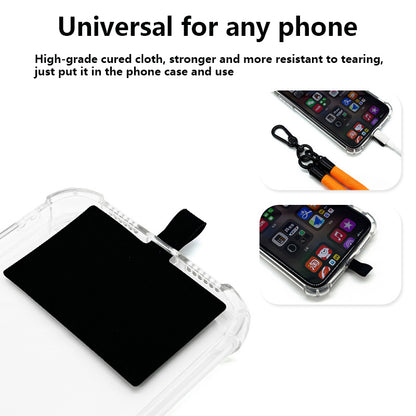 10mm Universal Phone Lanyard Neck Strap Polyester Hanging Rope with Tether Tab