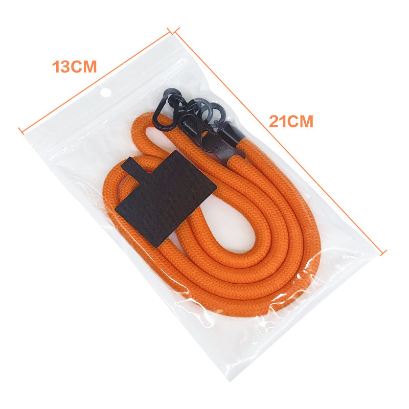 10mm Universal Phone Lanyard Neck Strap Polyester Hanging Rope with Tether Tab