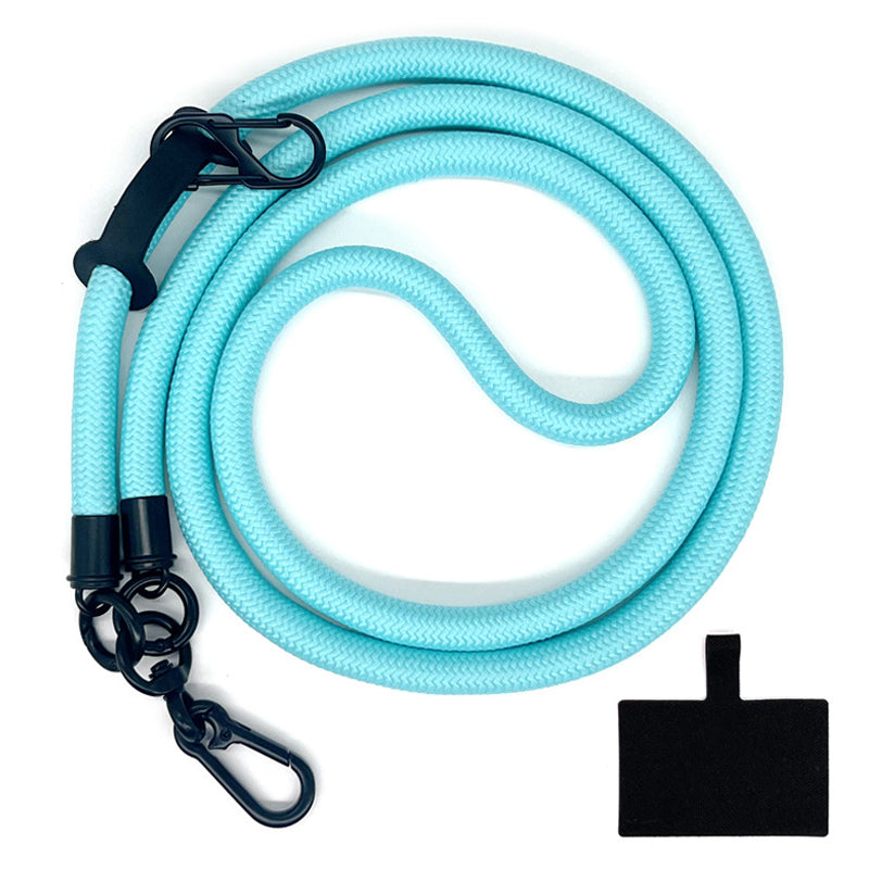 10mm Universal Phone Lanyard Anti-Lost Smartphone Neck Strap Polyester Crossbody Rope with Tether Tab