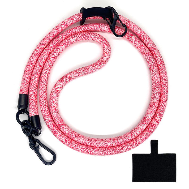 10mm Universal Phone Lanyard Anti-Lost Smartphone Neck Strap Polyester Crossbody Rope with Tether Tab