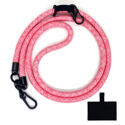 10mm Universal Phone Lanyard Anti-Lost Smartphone Neck Strap Polyester Crossbody Rope with Tether Tab