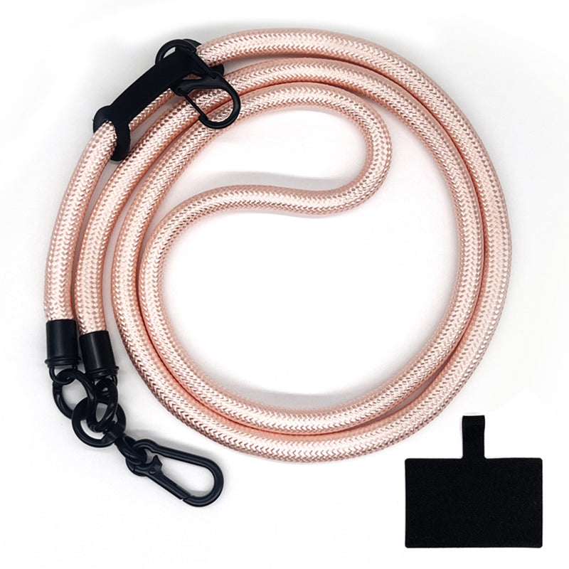 10mm Universal Phone Lanyard Anti-Lost Smartphone Neck Strap Polyester Crossbody Rope with Tether Tab