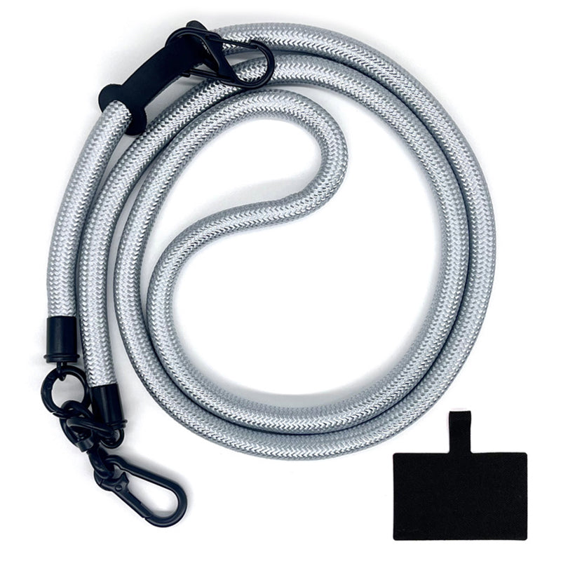 10mm Universal Phone Lanyard Anti-Lost Smartphone Neck Strap Polyester Crossbody Rope with Tether Tab