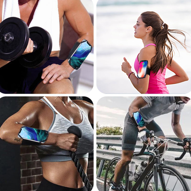 Detachable 360° Rotatable Forearm Armband Wristband Phone Holder for 4.5-7.0 inch Mobile Phone