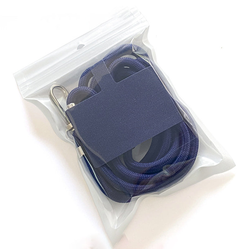 Adjustable Polyester Neck / Shoulder Strap Anti-lost Phone Carrying Rope with Cured Cloth Patch
