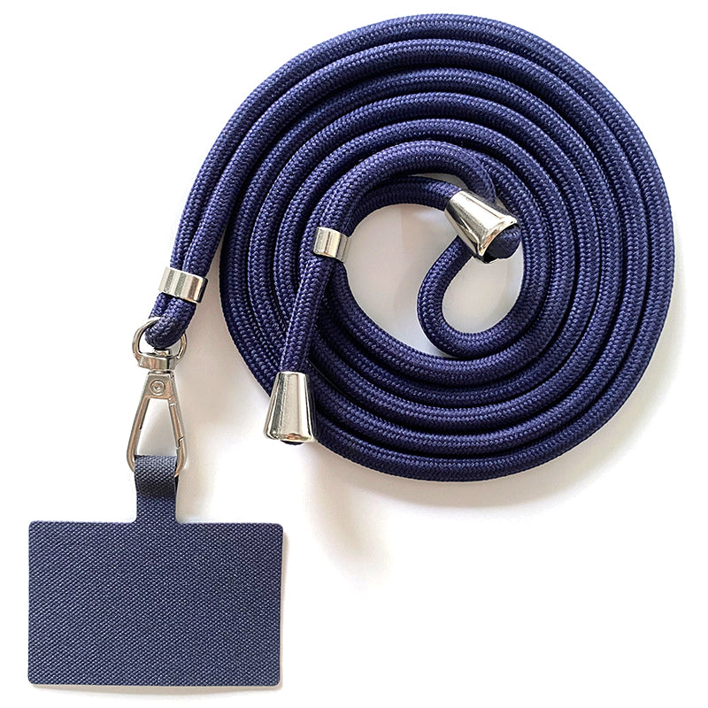 Adjustable Polyester Neck / Shoulder Strap Anti-lost Phone Carrying Rope with Cured Cloth Patch