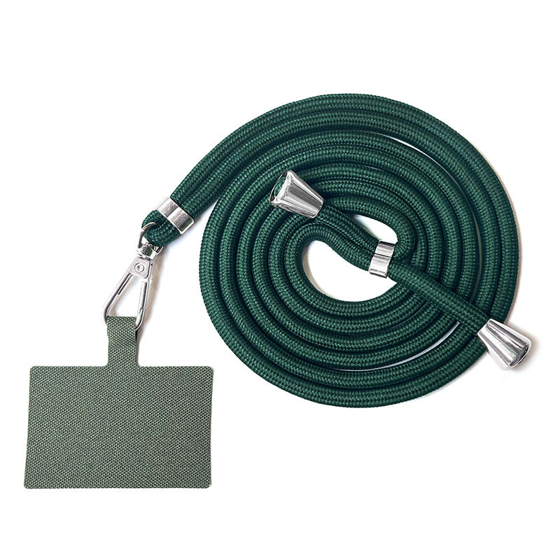 Adjustable Polyester Neck / Shoulder Strap Anti-lost Phone Carrying Rope with Cured Cloth Patch