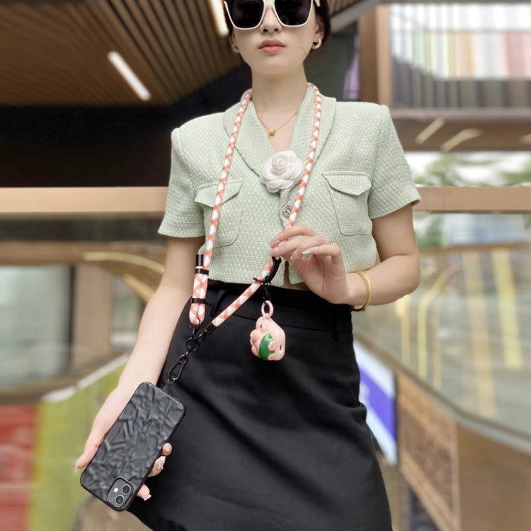 10mm Thick Rope Adjustable Polyester Neck / Shoulder Lanyard Phone Carrying Strap