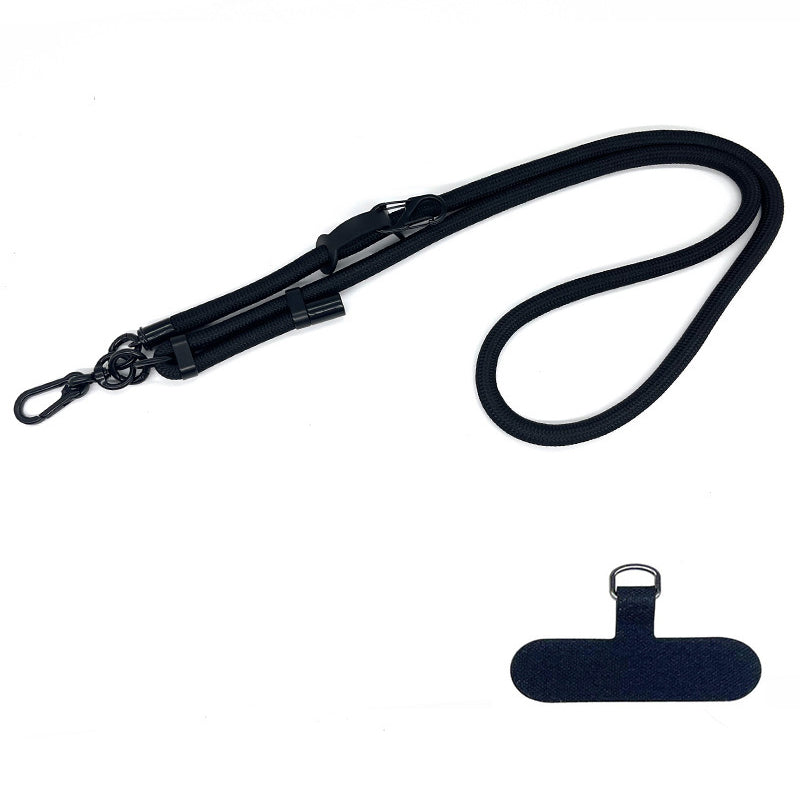10mm Thick Rope Adjustable Polyester Neck / Shoulder Lanyard Phone Carrying Strap