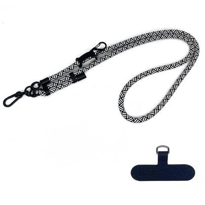 10mm Thick Rope Adjustable Polyester Neck / Shoulder Lanyard Phone Carrying Strap