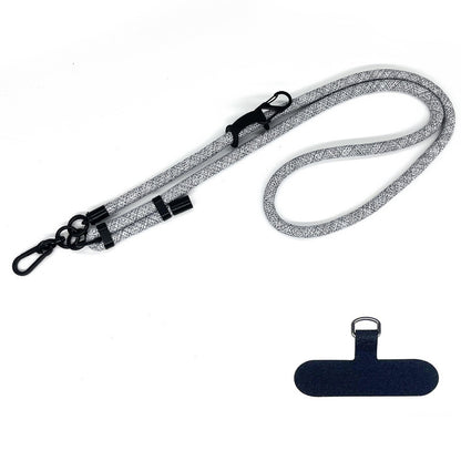 10mm Thick Rope Adjustable Polyester Neck / Shoulder Lanyard Phone Carrying Strap