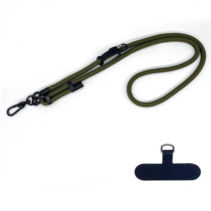 10mm Thick Rope Adjustable Polyester Neck / Shoulder Lanyard Phone Carrying Strap