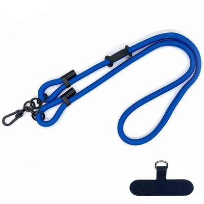 10mm Round Rope Adjustable Polyester Neck / Shoulder Lanyard Anti-fall Phone Carrying Strap