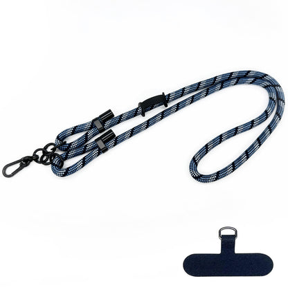 10mm Round Rope Adjustable Polyester Neck / Shoulder Lanyard Anti-fall Phone Carrying Strap