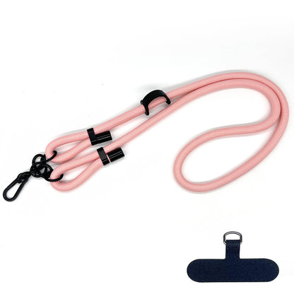 10mm Round Rope Adjustable Polyester Neck / Shoulder Lanyard Anti-fall Phone Carrying Strap