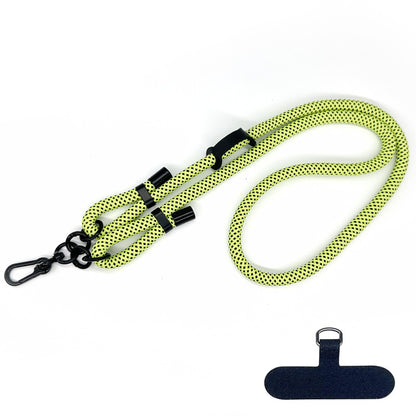 10mm Thick Polyester Rope Adjustable Neck / Shoulder Lanyard Anti-lost Phone Crossbody Carrying Strap