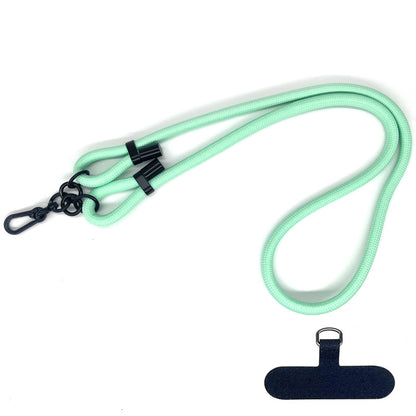 10mm Thick Polyester Rope Adjustable Neck / Shoulder Lanyard Anti-lost Phone Crossbody Carrying Strap