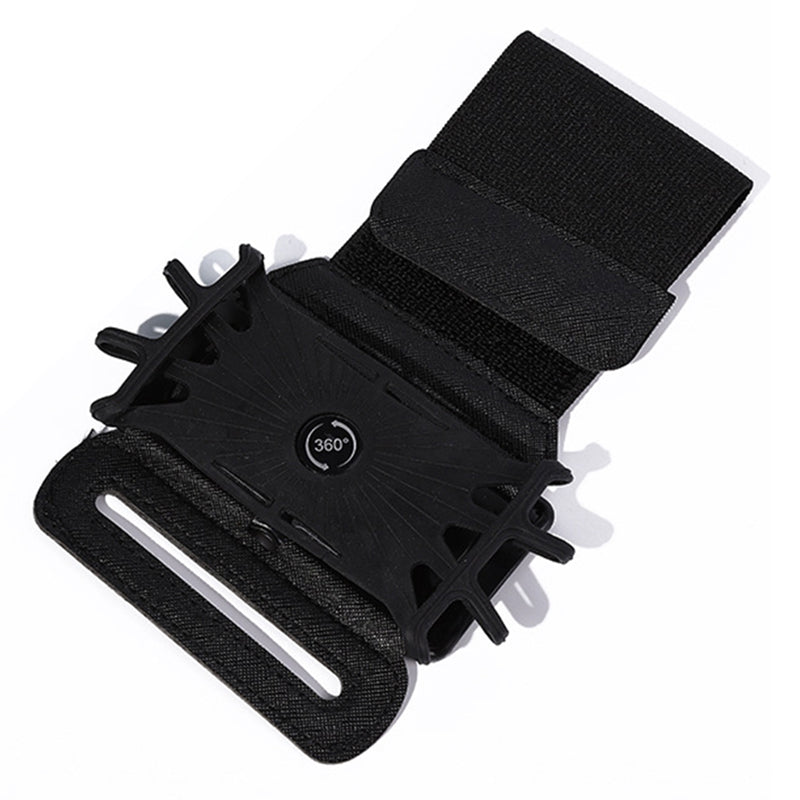 Rotatable Silicone Strap Phone Holder Fitness Cycling Running Wristband Cellphone Holder