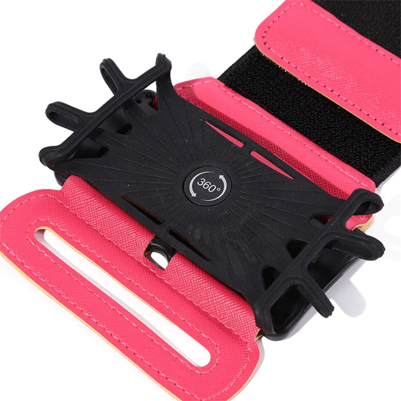 Rotatable Silicone Strap Phone Holder Fitness Cycling Running Wristband Cellphone Holder