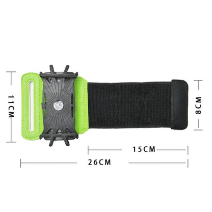 Rotatable Silicone Strap Phone Holder Fitness Cycling Running Wristband Cellphone Holder